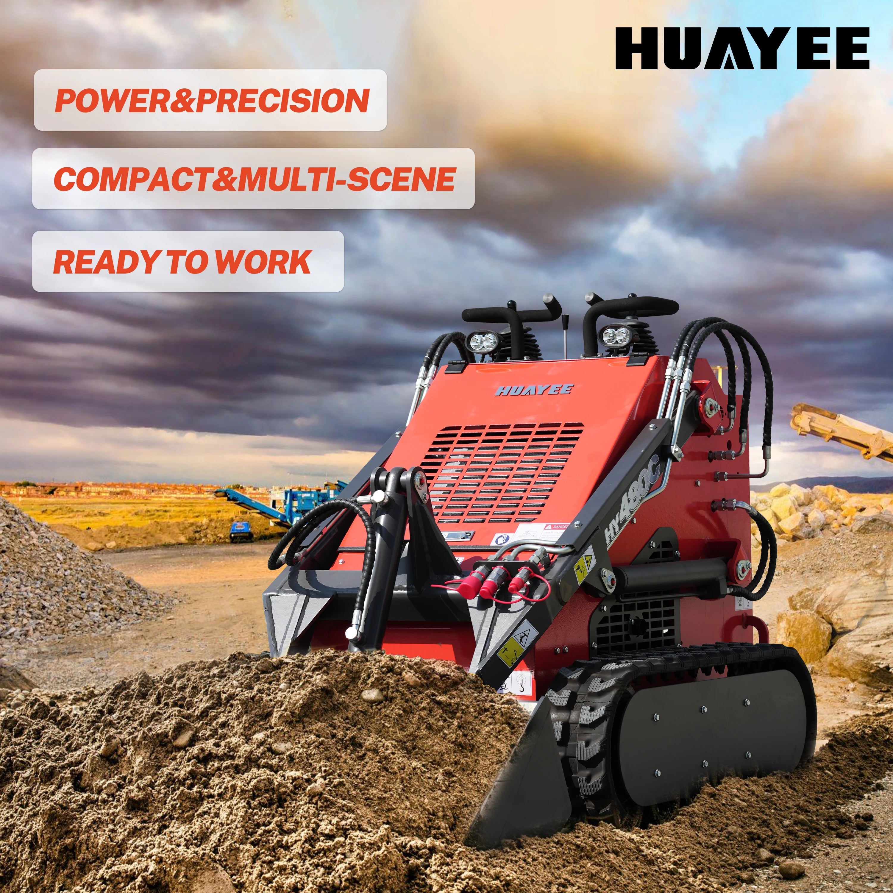 Skid Steer Loader 23 HP Engine