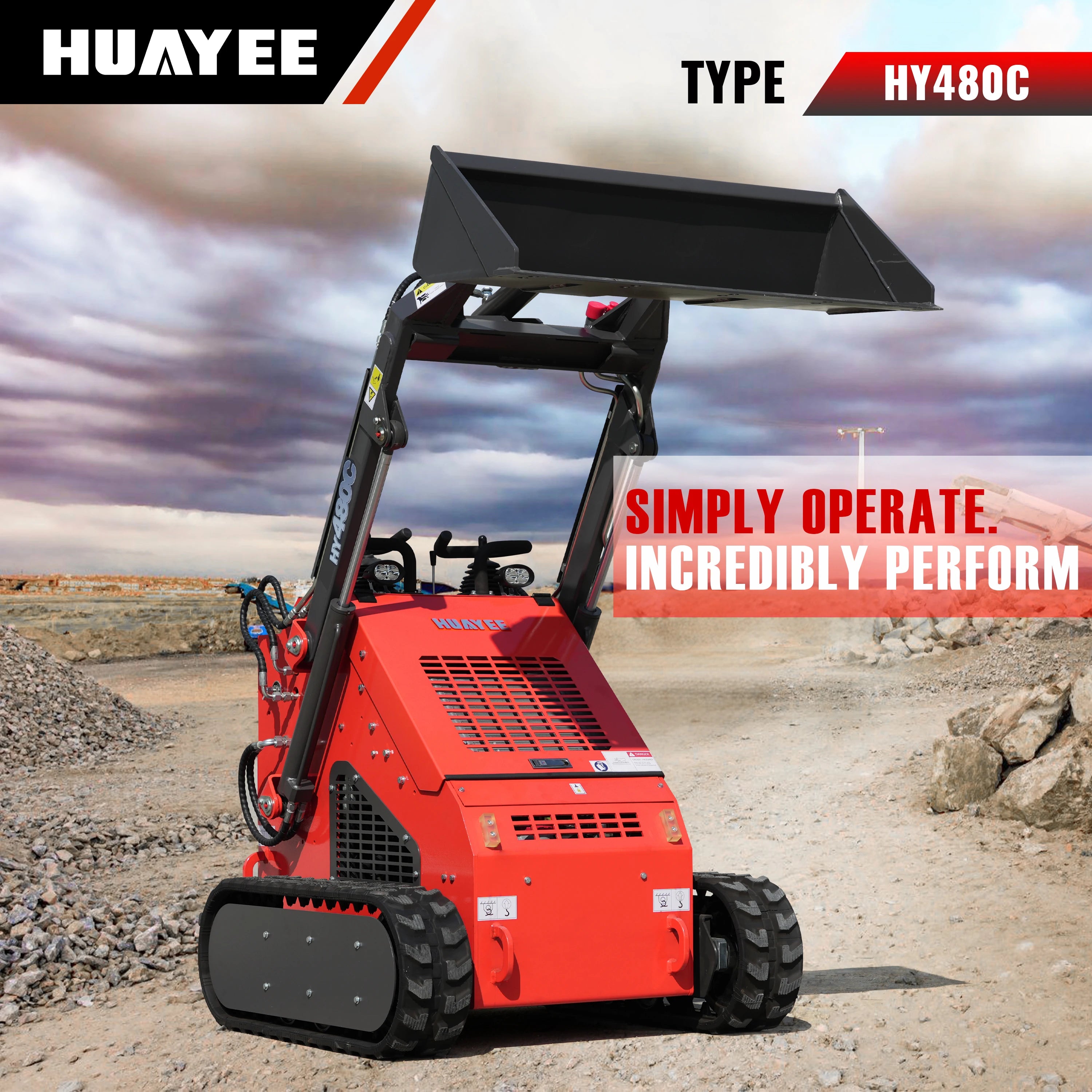 Skid Steer Loader 23 HP Engine