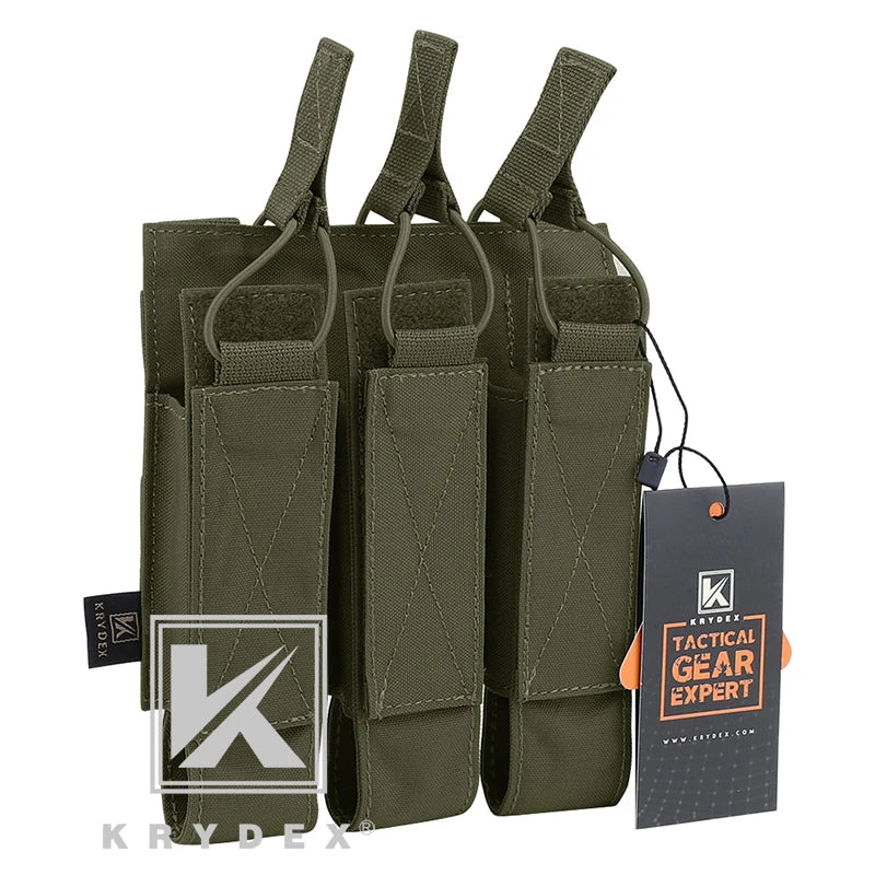 Triple Magazine Pouch Tactical MOLLE Hunting Gear