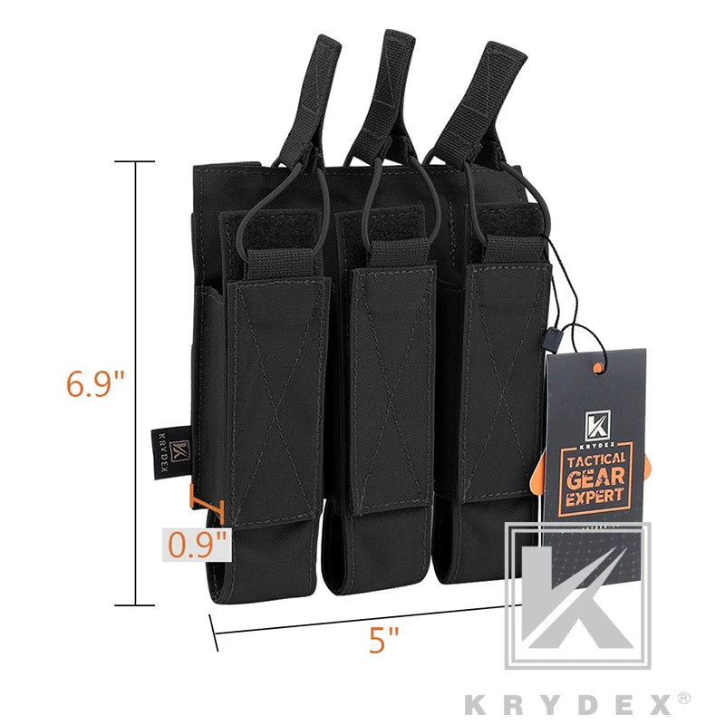 Triple Magazine Pouch Tactical MOLLE Hunting Gear