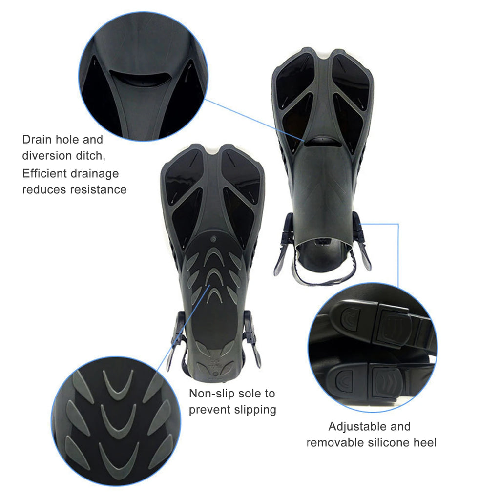 Scuba Diving Fins Short