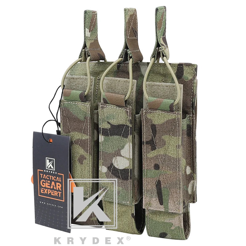 Triple Magazine Pouch Tactical MOLLE Hunting Gear