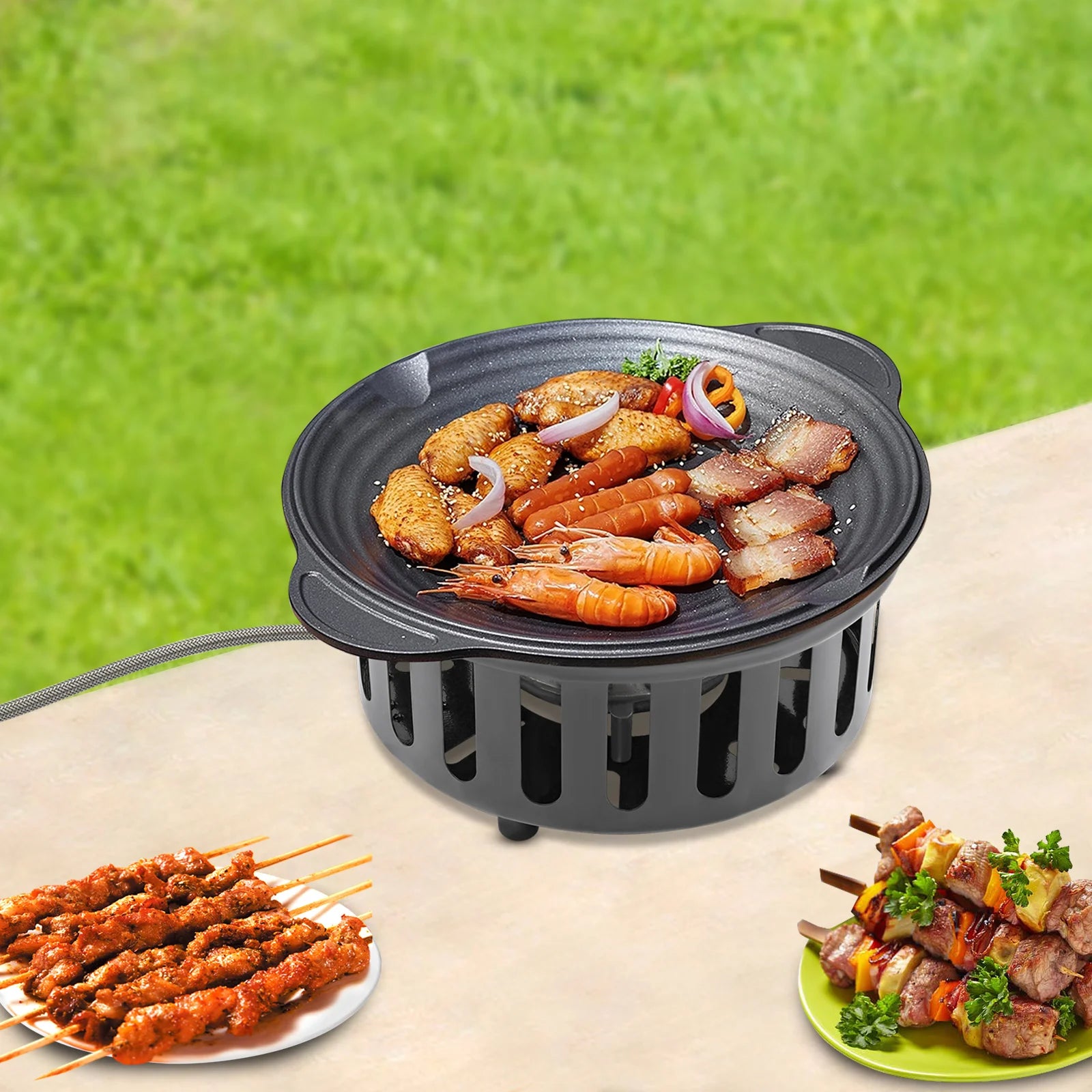 7-Core Camping Strong Portable Gas Burner