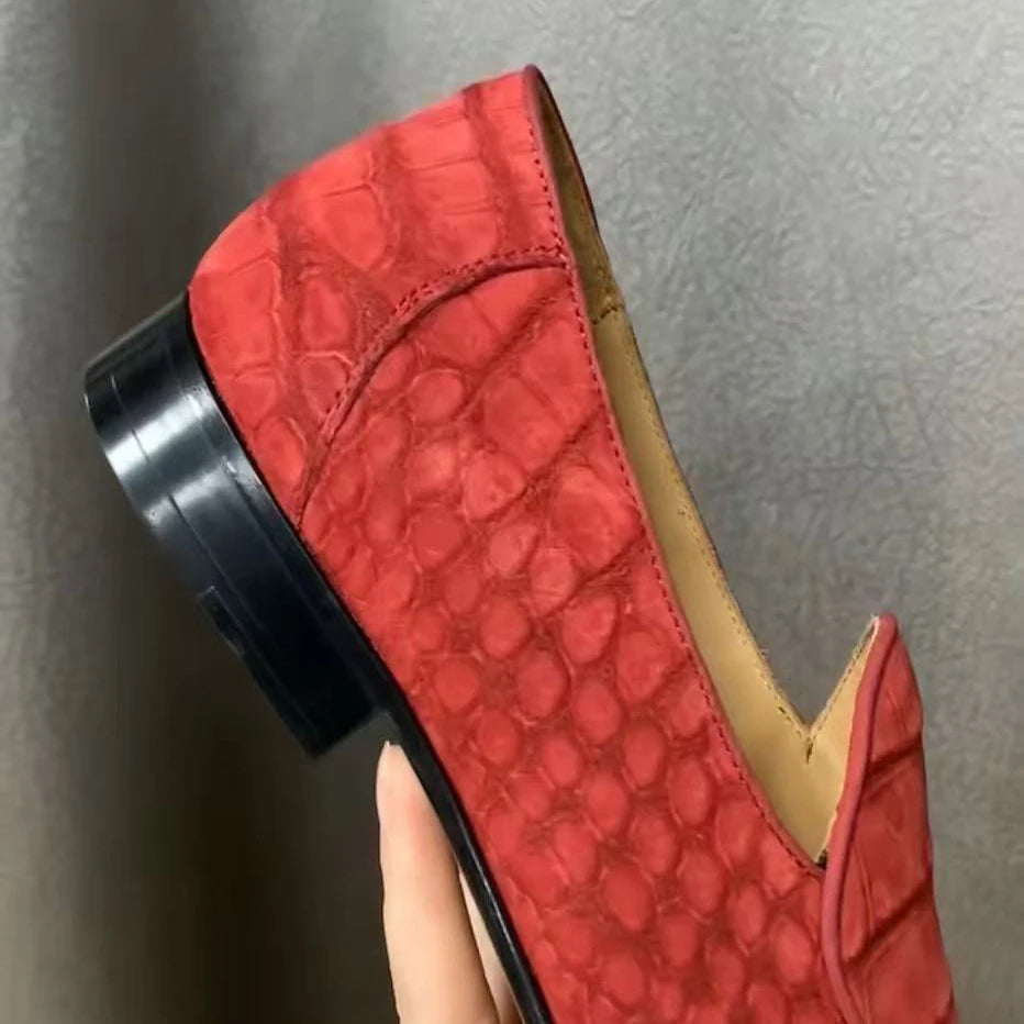 Mens Formal Crocodile Shoes