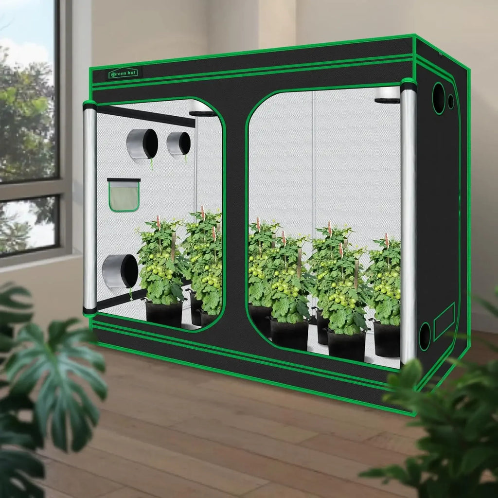 Grow Tent 96"x48"x78" 600D Mylar Hydroponic Indoor Grow Tent