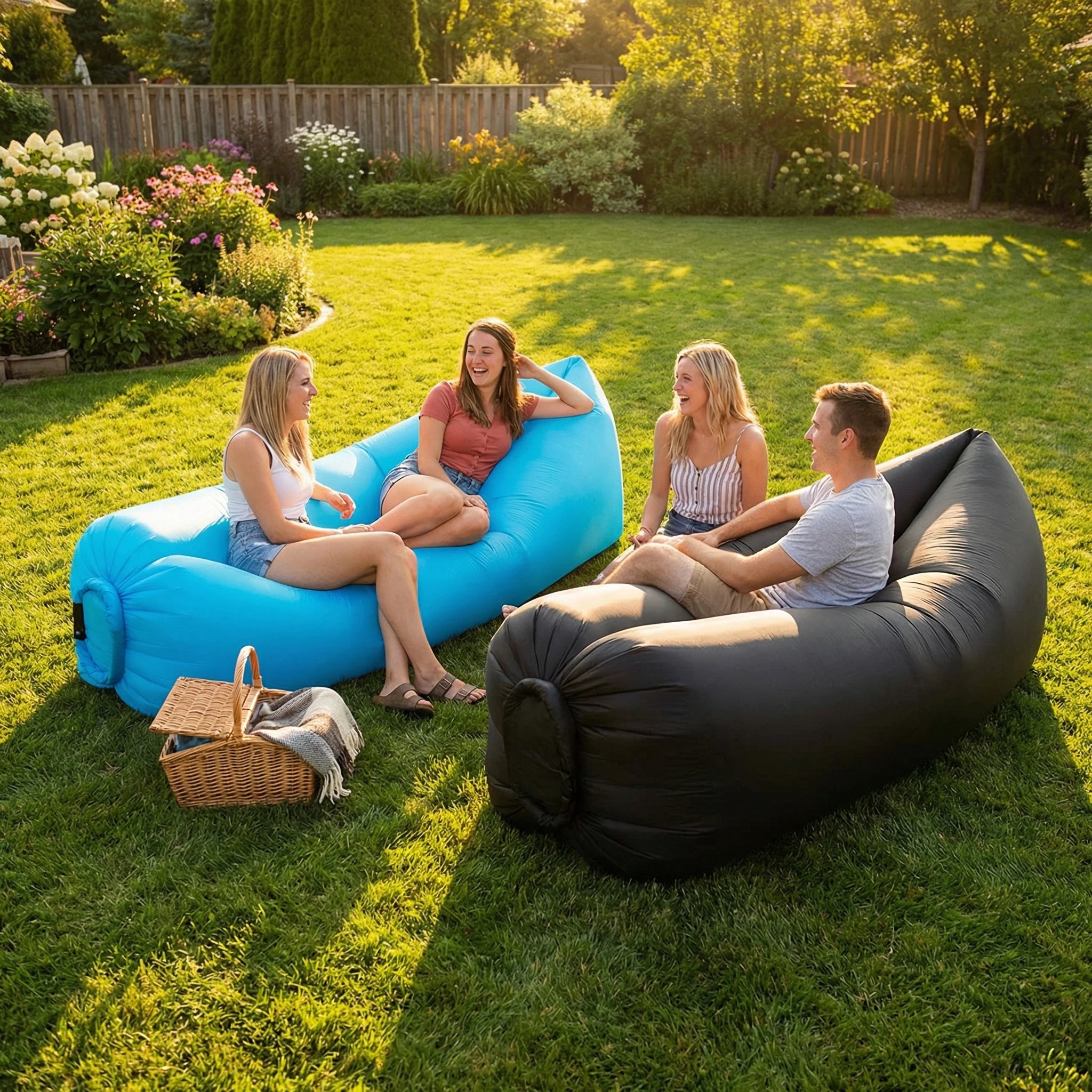 Inflatable Air Sofa Portable Waterproof Lounger