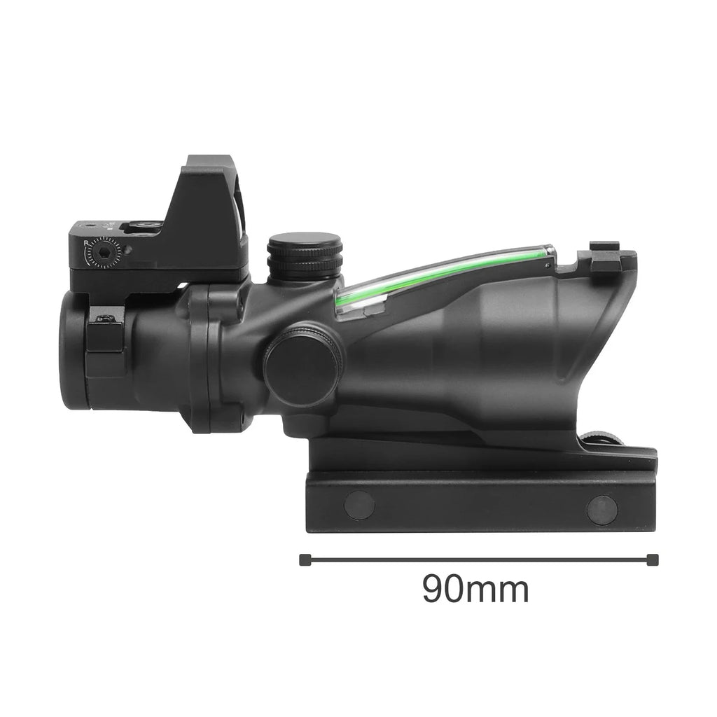 Adjustable 4x32 Red Dot 1x4x Red Dot Tactical Scope