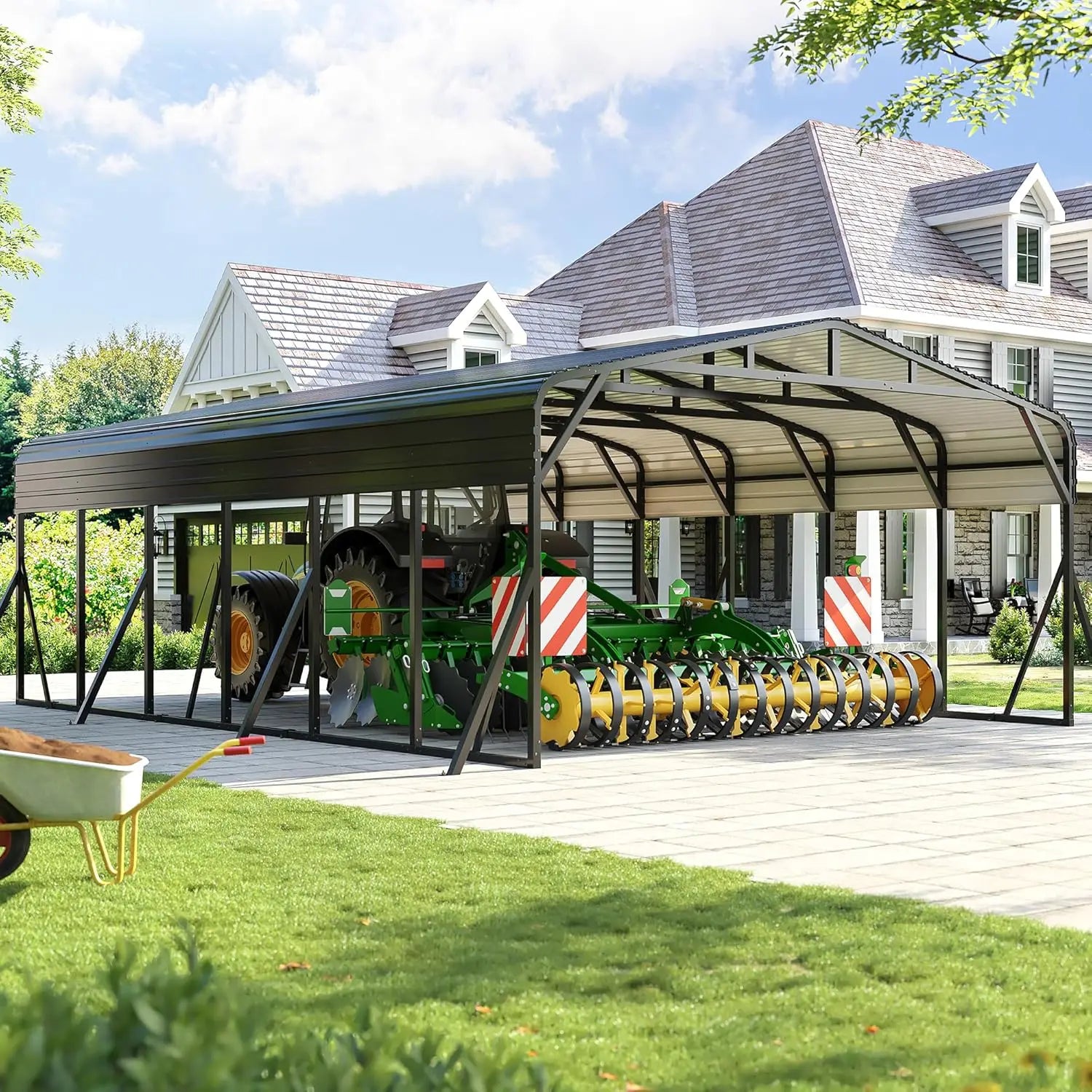 20x30 Carport Steel Frame
