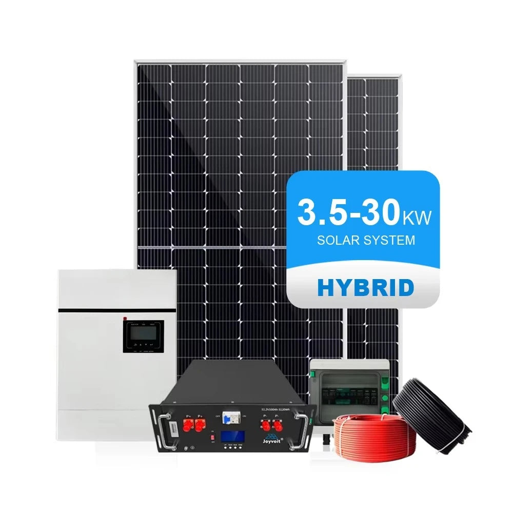 30kw hybrid inverter system solar panel