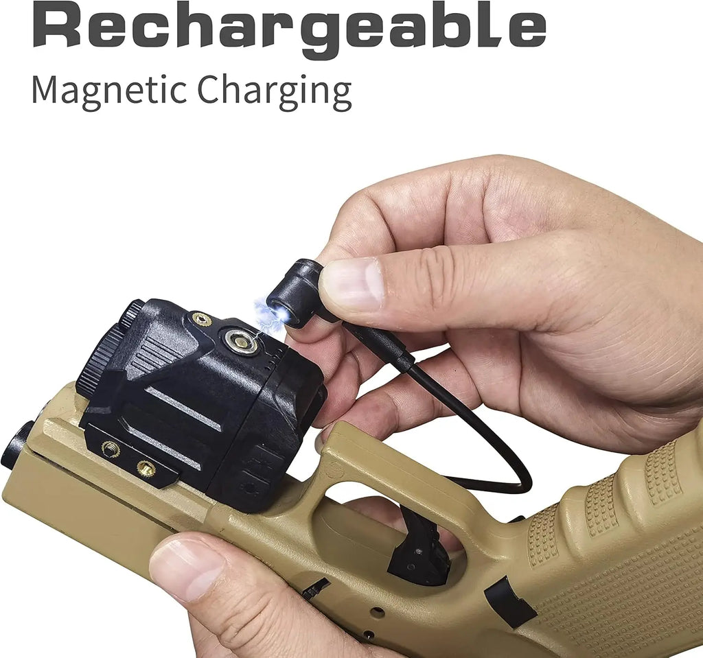Red Laser Sight Picatinny Rail Rechargeable Handgun