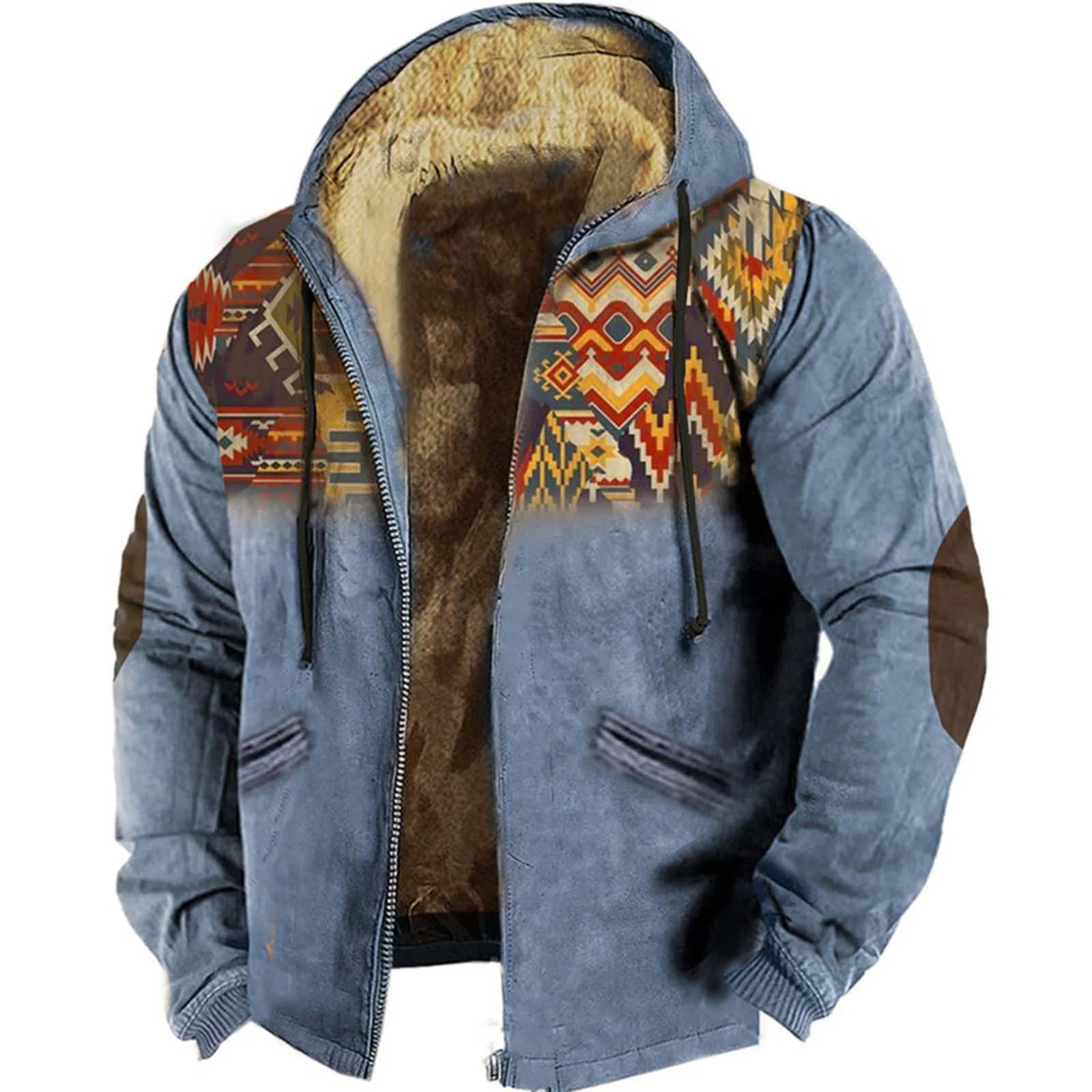 Winter Men's Vintage Lamb Wool Jacket