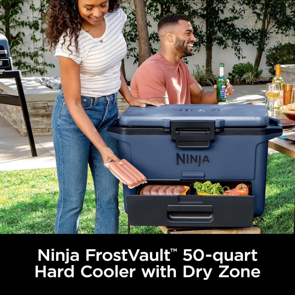 50qt Hard Cooler with Dry Zone Drawer Drinks & Food