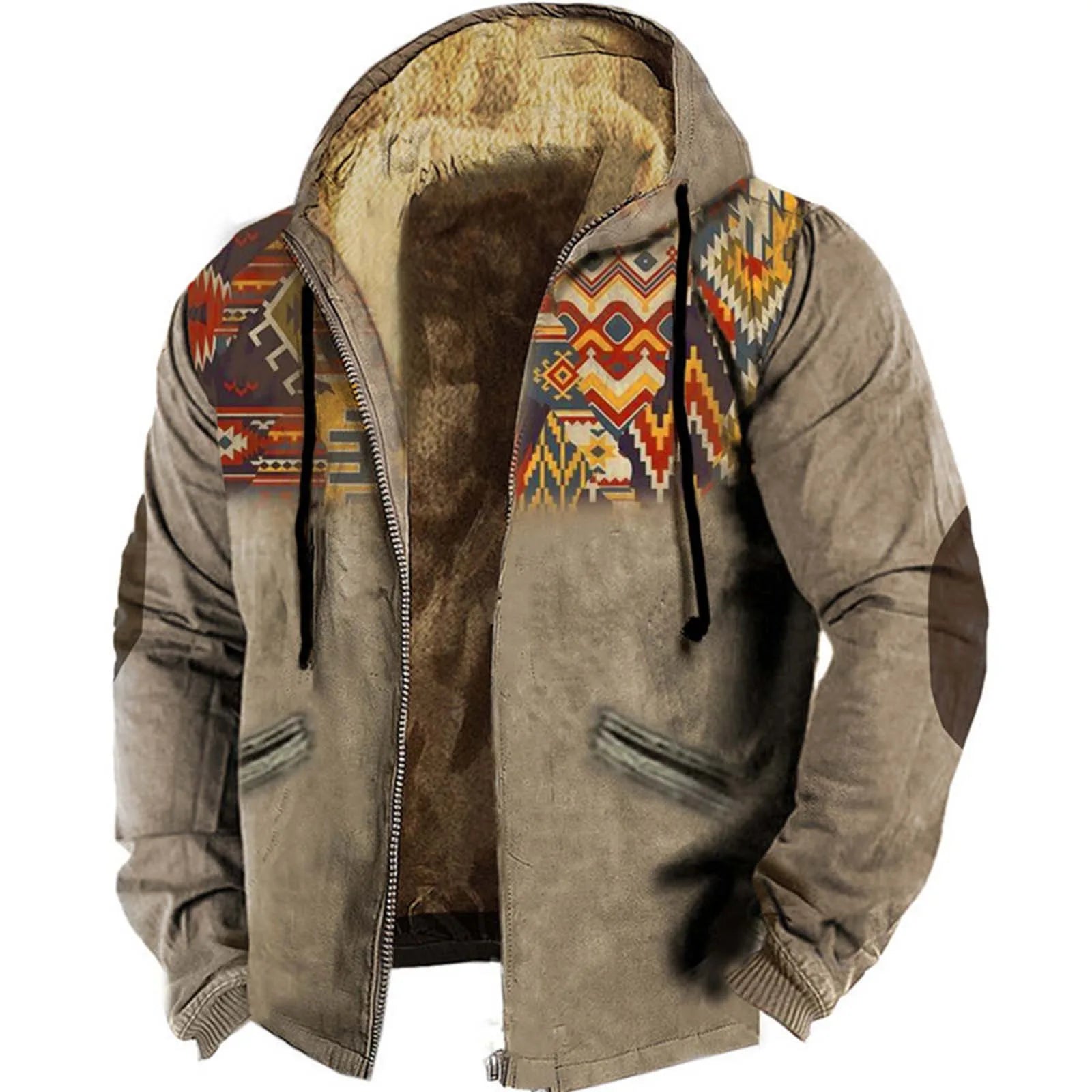 Winter Men's Vintage Lamb Wool Jacket
