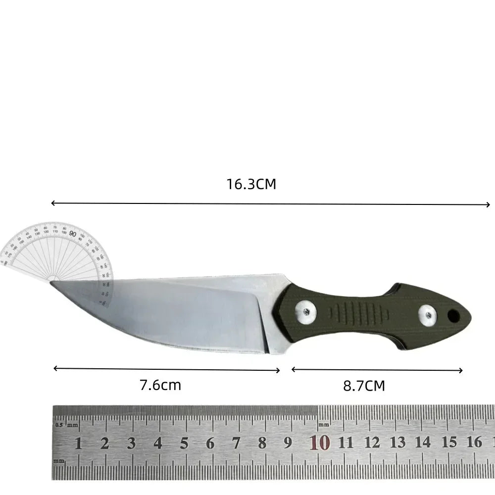 Fixed Blade Knife Satin Drop Point