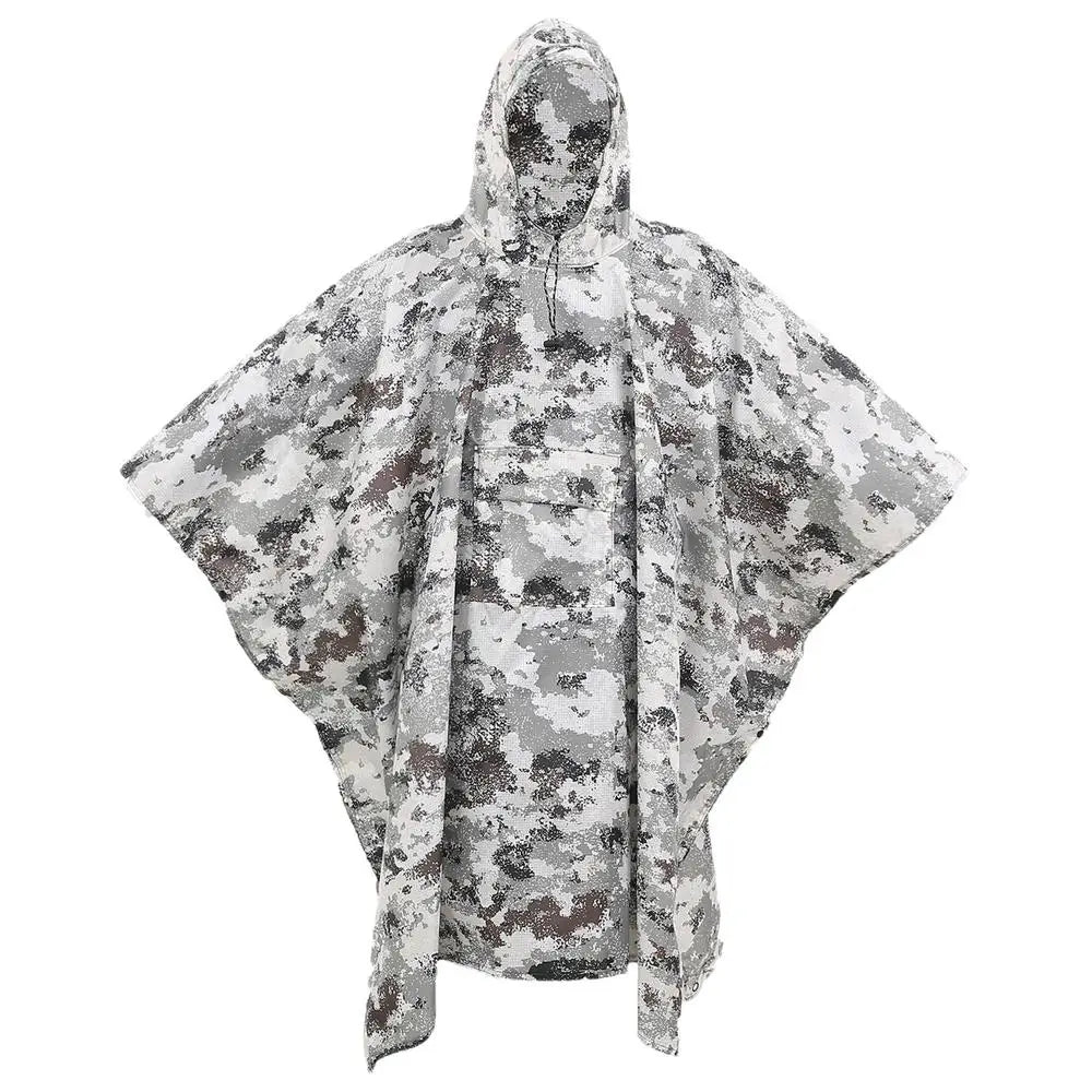 Outdoor Camping Raincoat Poncho Waterproof Long