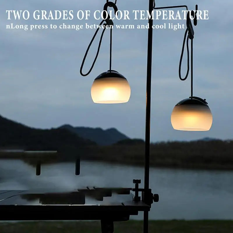 Camping Tent Light With Hook 4 Mode