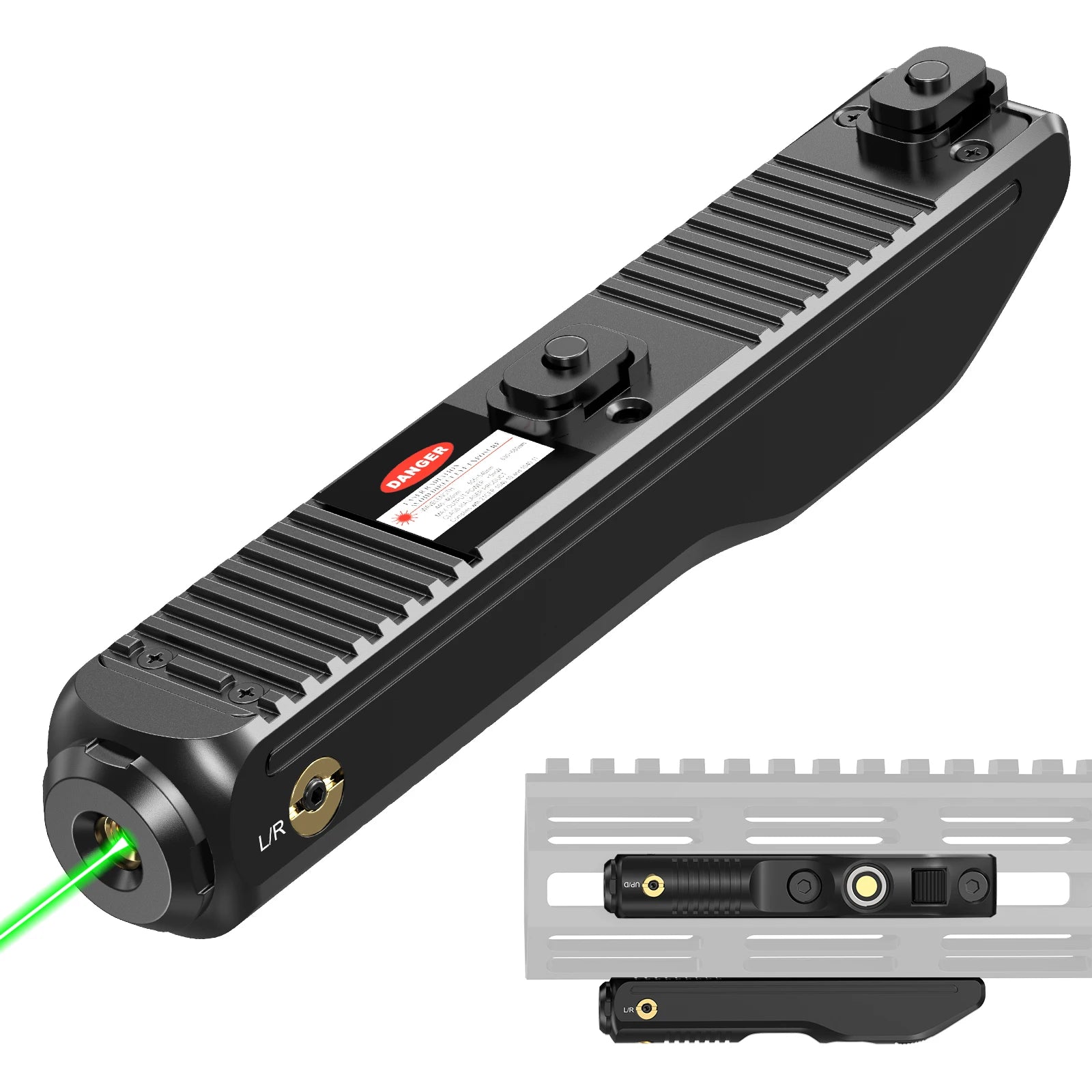 Green Magnetic Charging Laser Sight for Rifle
