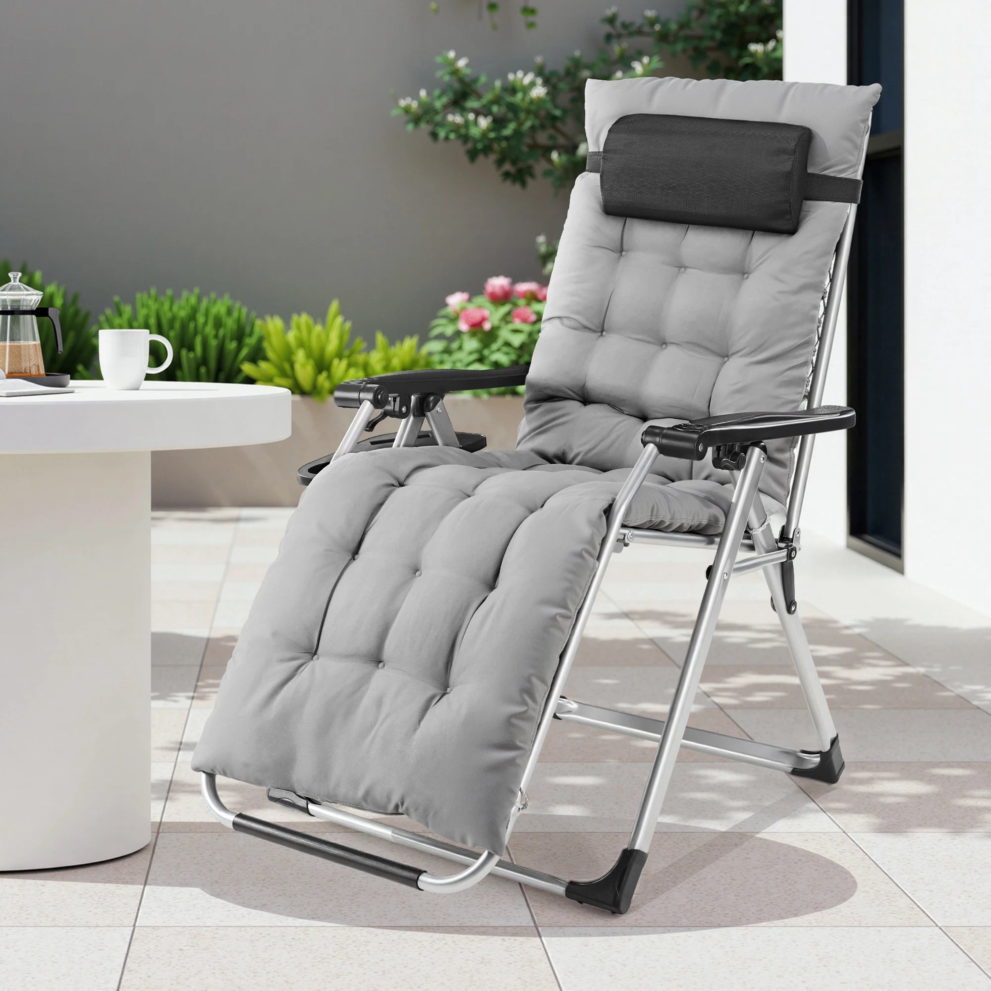 Zero Gravity Recliner Camping Patio Lounge Chair Folding