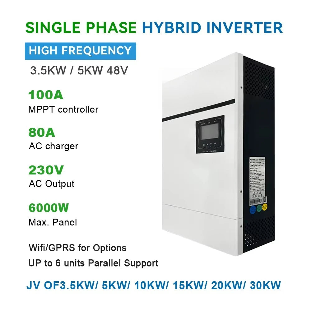 30kw hybrid inverter system solar panel
