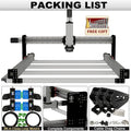 3D ULTIMATE CNC Router Mechanical Kit Quiet Transmission 4 Axis