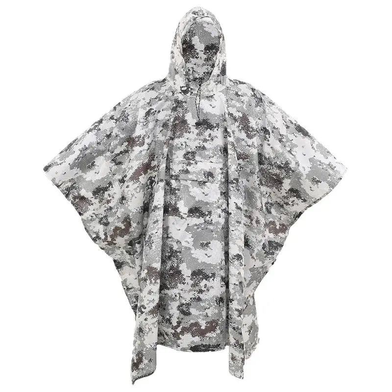 Outdoor Camping Raincoat Poncho Waterproof Long