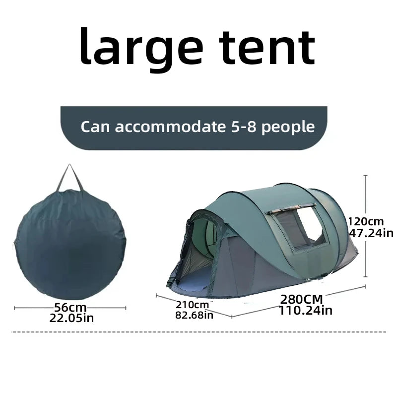 Quick Opening Hand Throw Tent