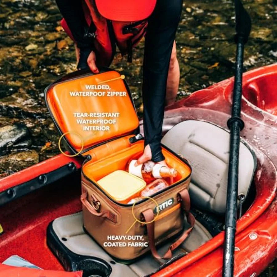 Soft Cooler 12 Can Insulated Bag Portable Ice Chest