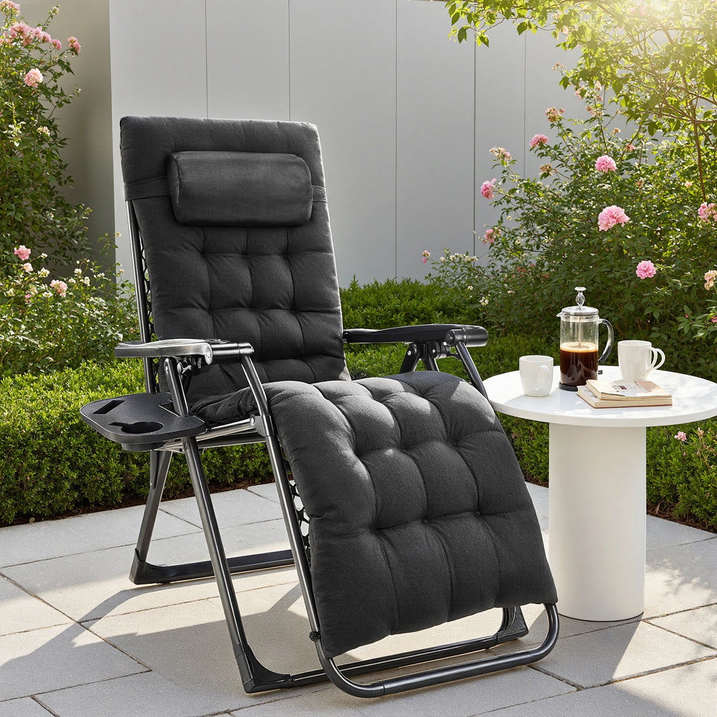 Zero Gravity Recliner Camping Patio Lounge Chair Folding