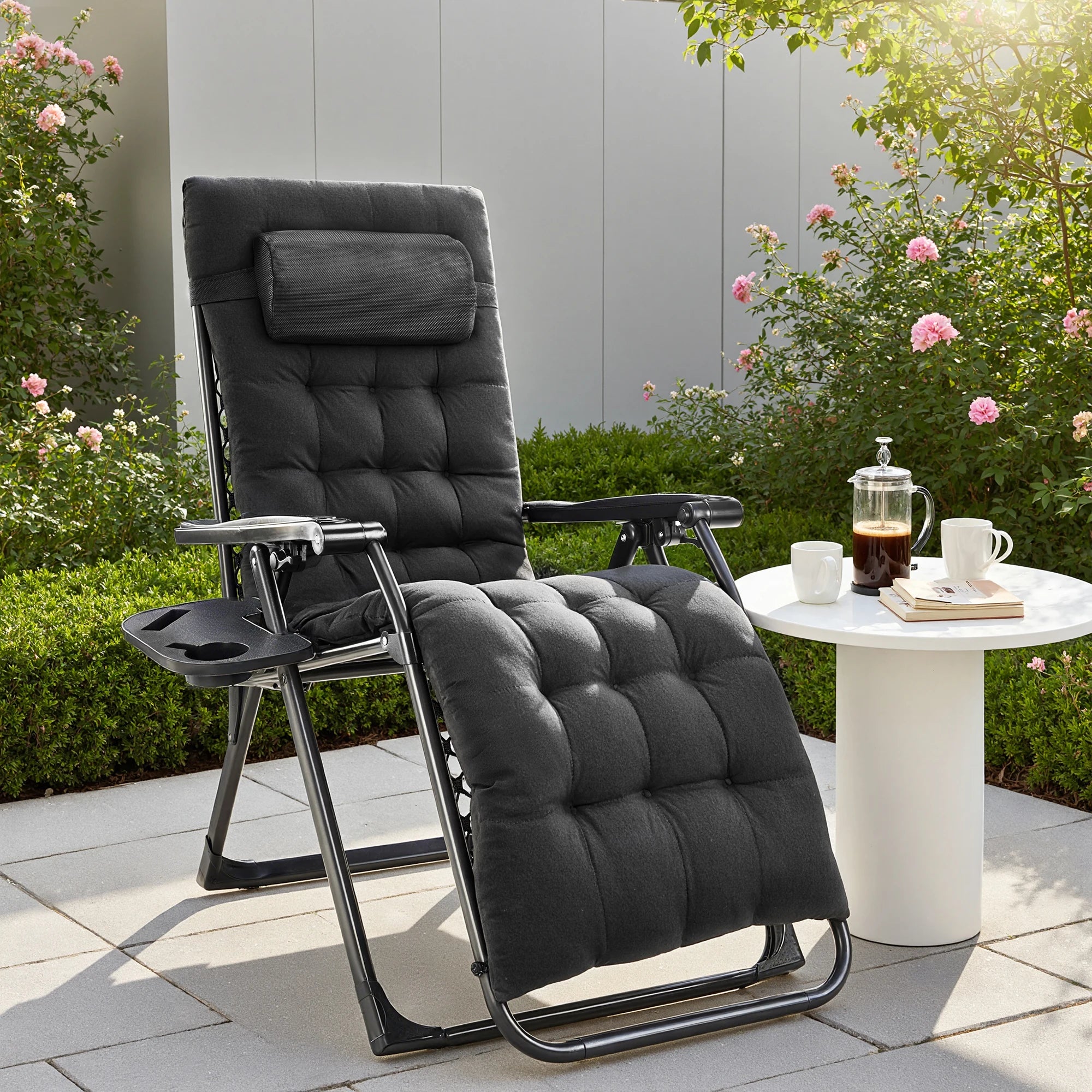 Zero Gravity Recliner Camping Patio Lounge Chair Folding