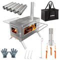 Wood Burning Stove Portable Stainless Chimney Pipe