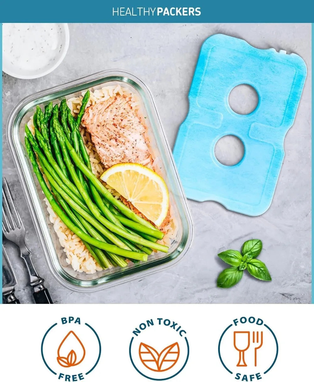 Reusable Ice Packs for Lunch Boxes Coolers
