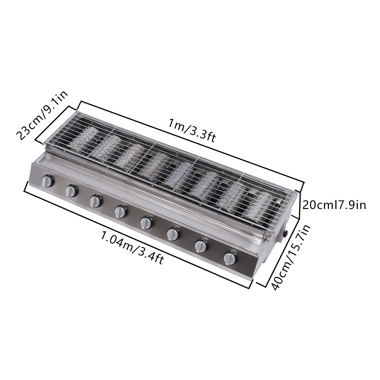 8-Burner Gas BBQ Grill