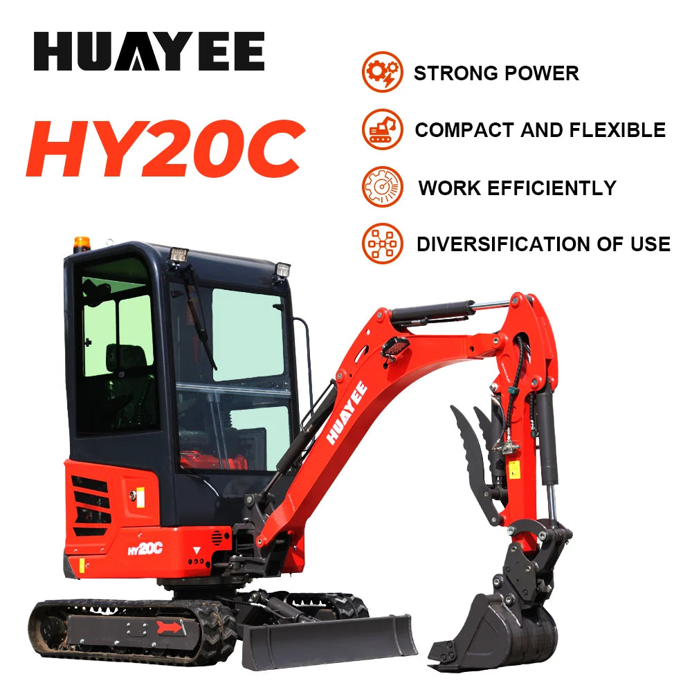 Kubota Engine 2-ton Mini Excavator