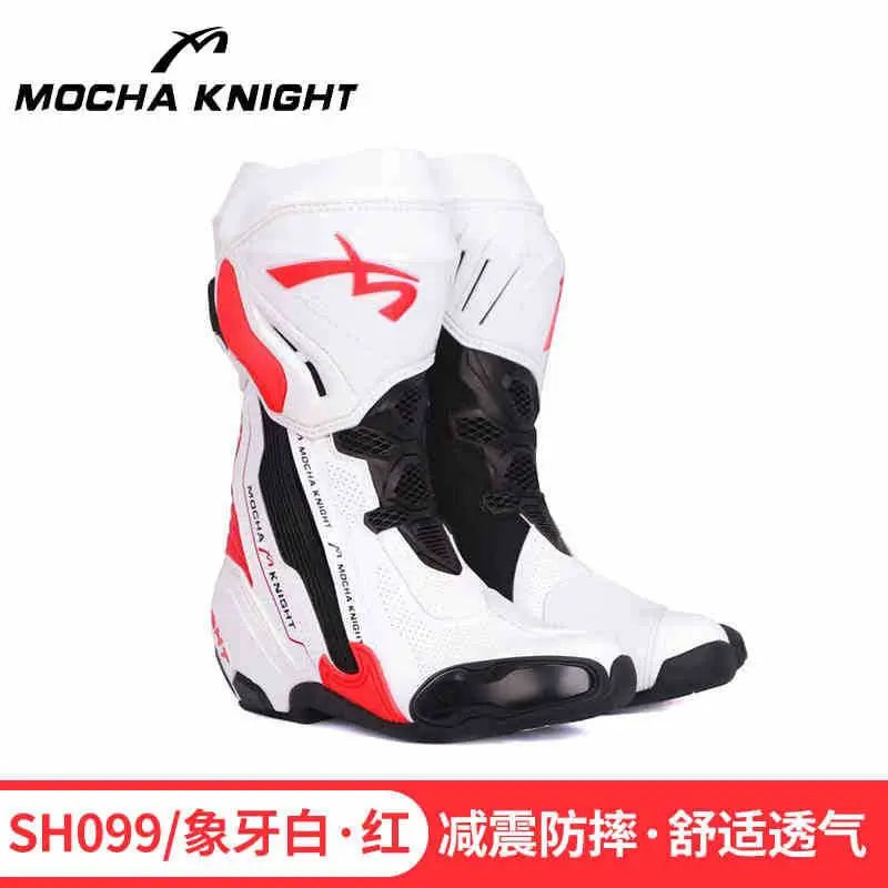 Double-Layer Waterproof Motorcycle Track Riding Boots CE