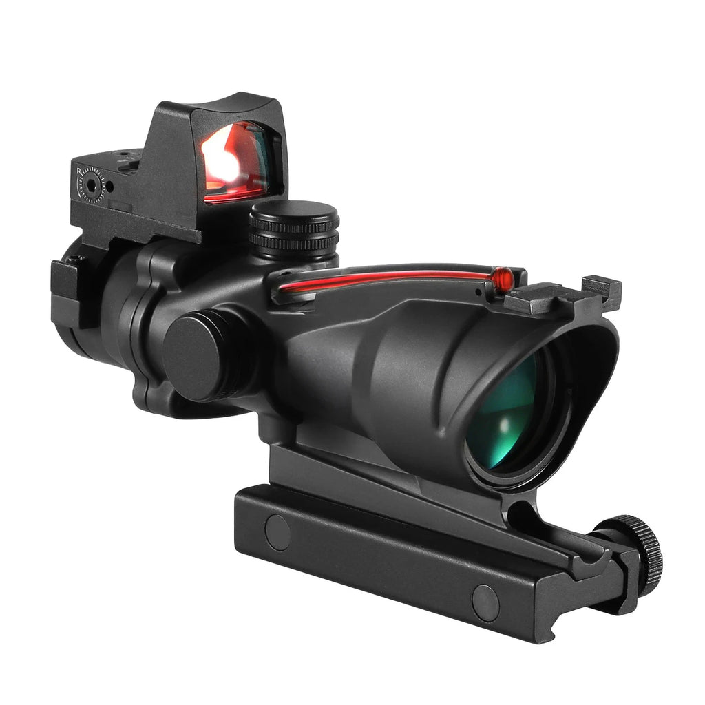 Adjustable 4x32 Red Dot 1x4x Red Dot Tactical Scope
