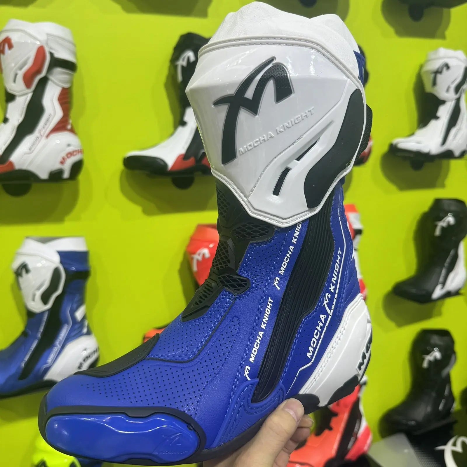 Double-Layer Waterproof Motorcycle Track Riding Boots CE