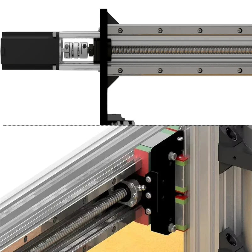 3D ULTIMATE CNC Router Mechanical Kit Quiet Transmission 4 Axis