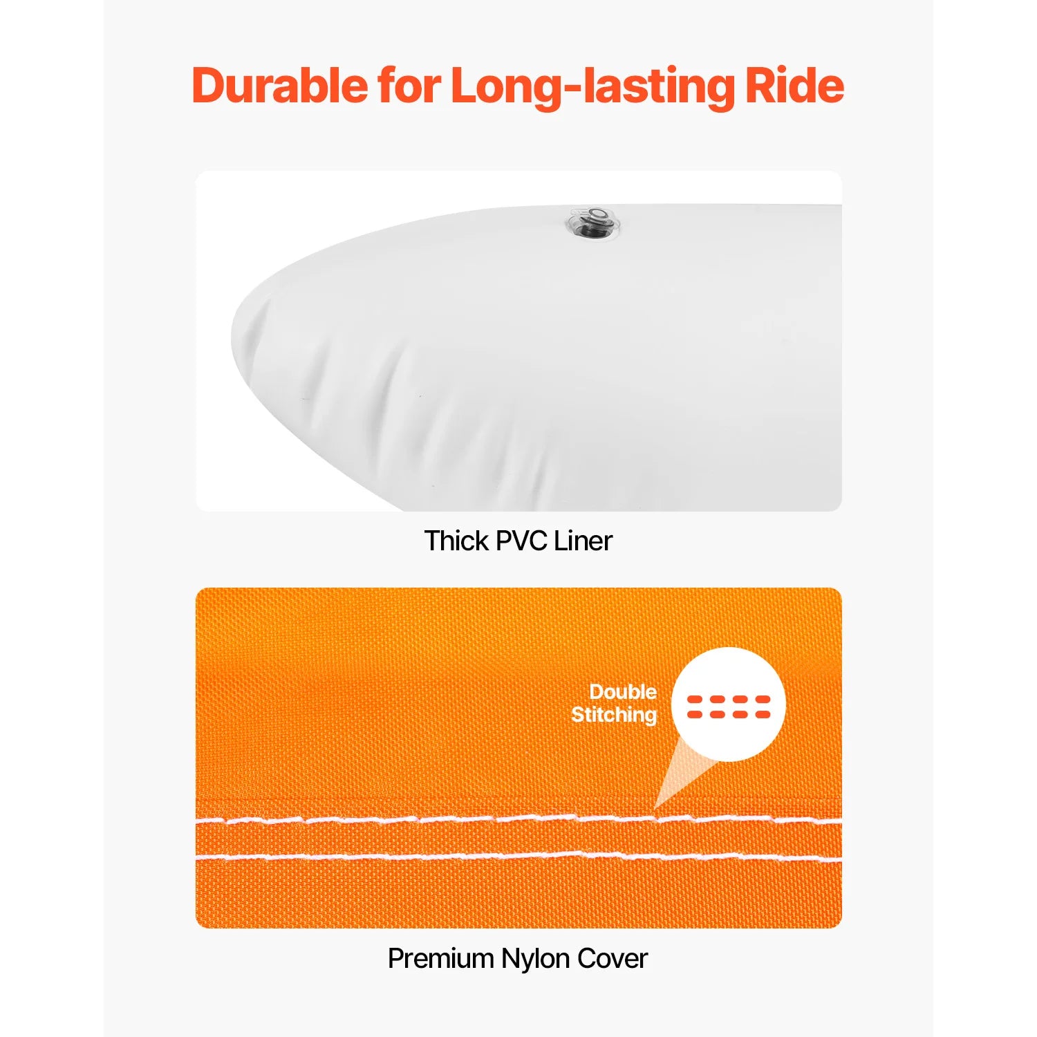 SucceBuy Towable Tubes for Boating 2Person Inflatable Boat Tubes