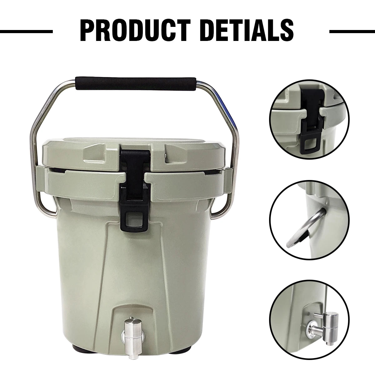 High Performance Rotomolded Beverage Ice Bucket