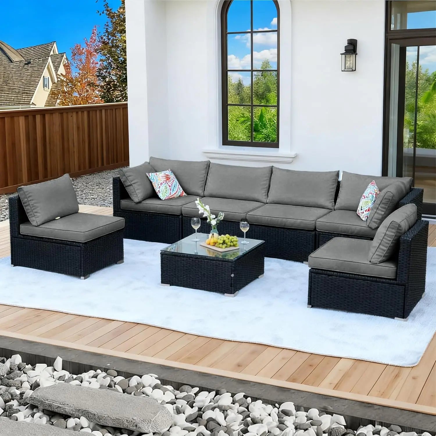 7 Pieces Patio Furniture Set