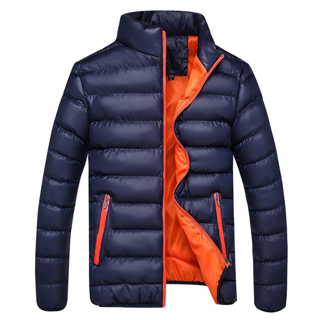 Men Winter Coats Warm Slim Fit Outerwear