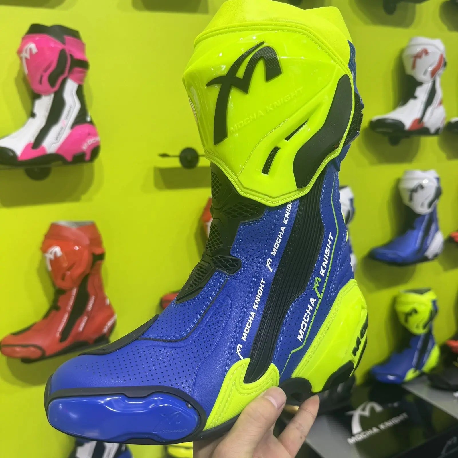 Double-Layer Waterproof Motorcycle Track Riding Boots CE