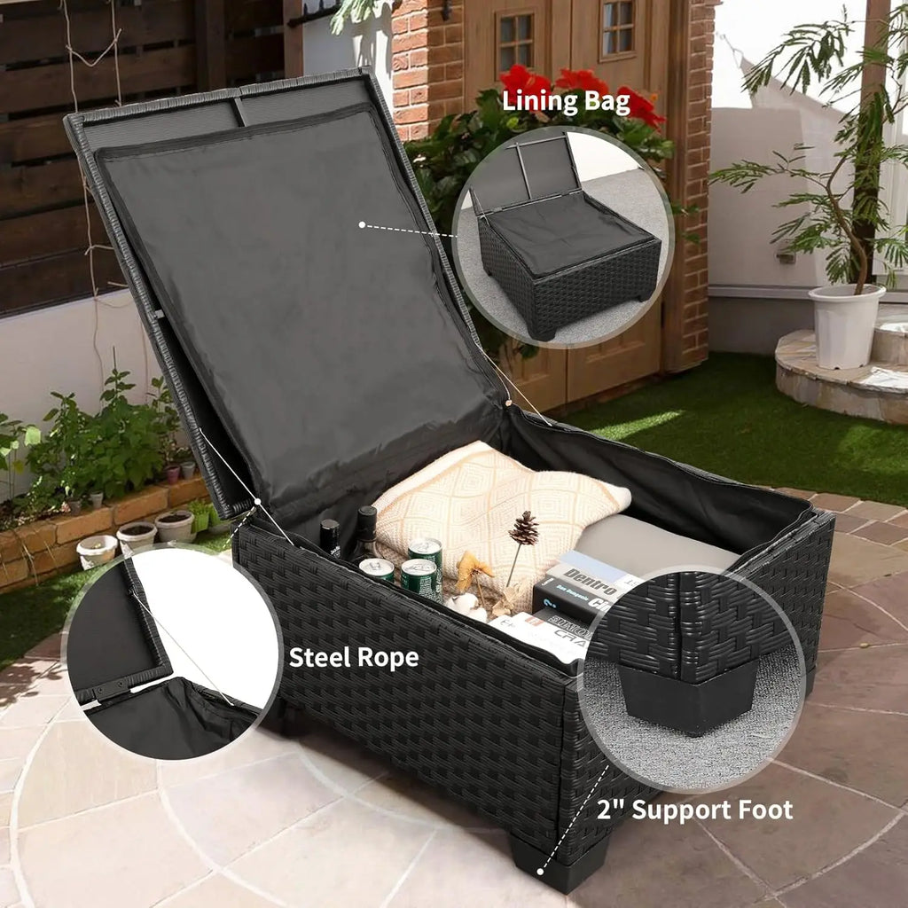 Patio Furniture Set Outdoor Sectional Wicker