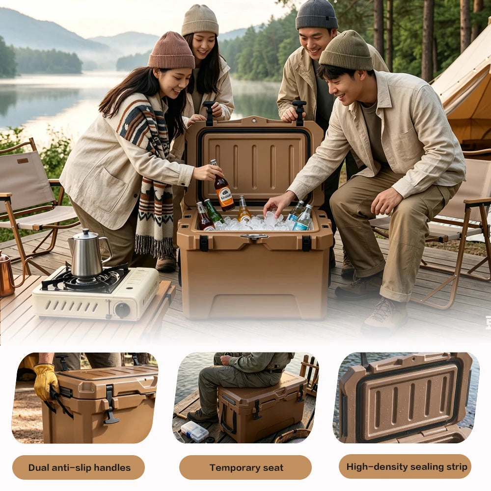 22L Insulated Cooler Rotomolded Portable