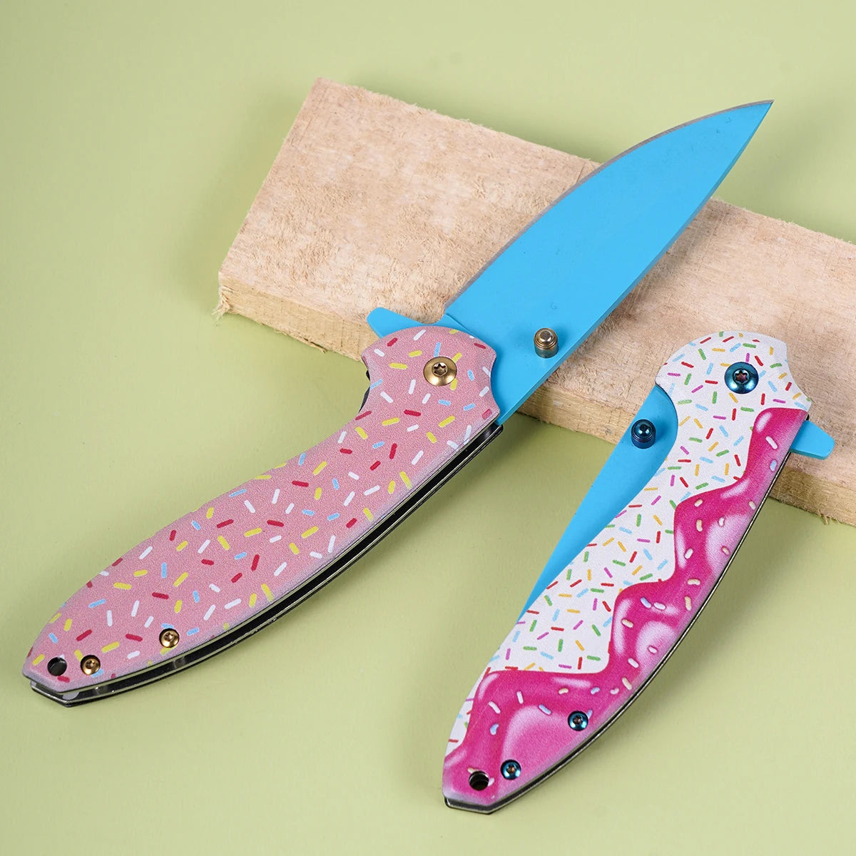 Stainless Steel Blue Blade Knife