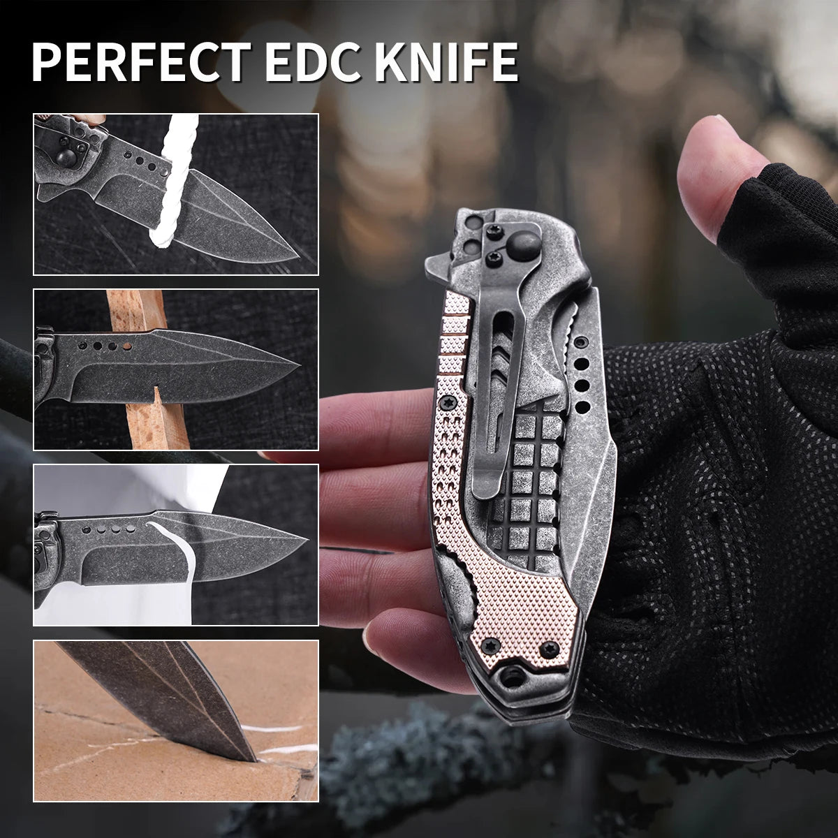 Stainless Steel Folding EDC Knife