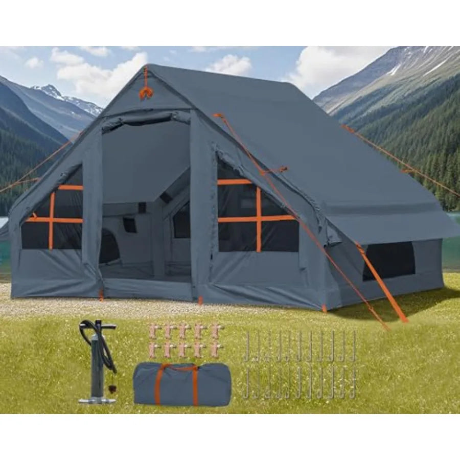 Inflatable Camping Tent with Awning