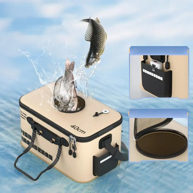 Folding Live Fish Bucket