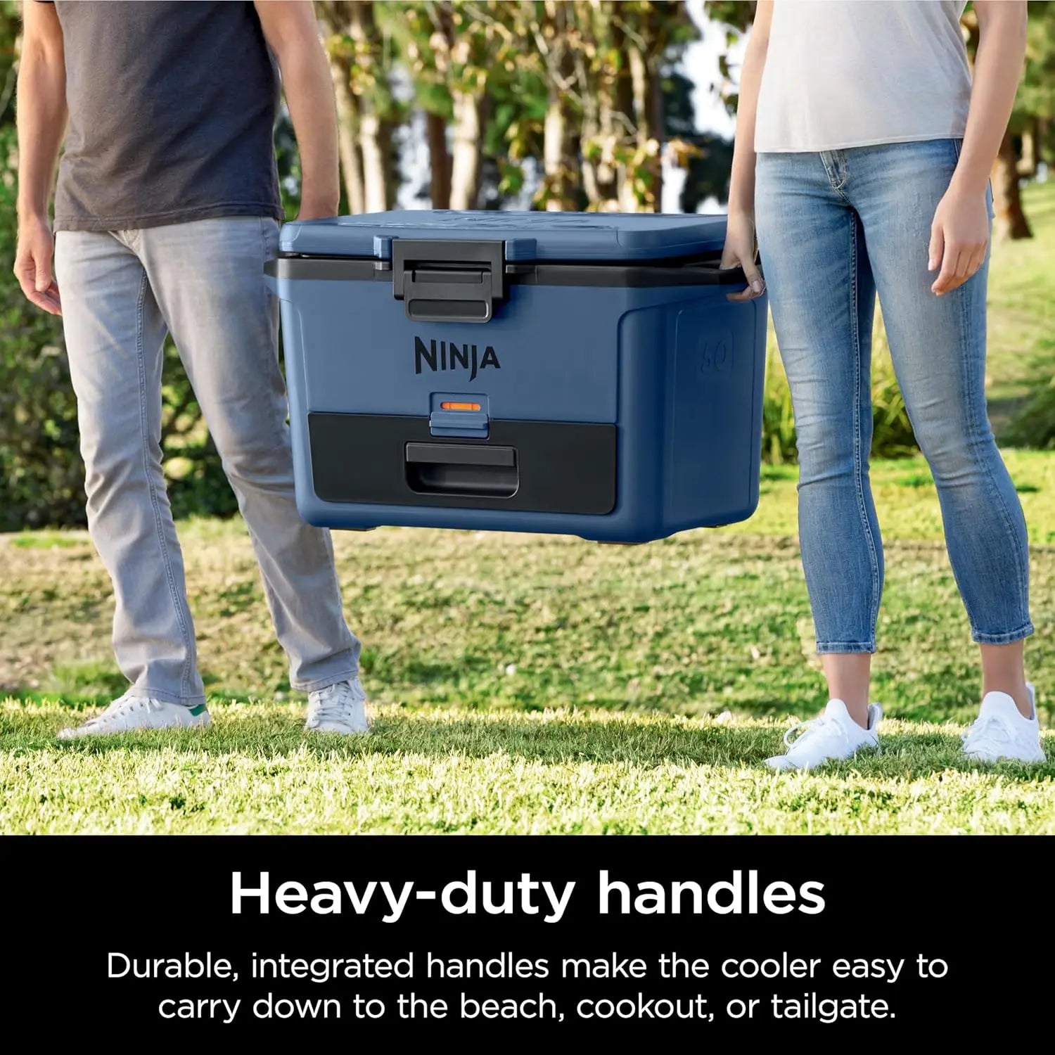 50qt Hard Cooler with Dry Zone Drawer Drinks & Food