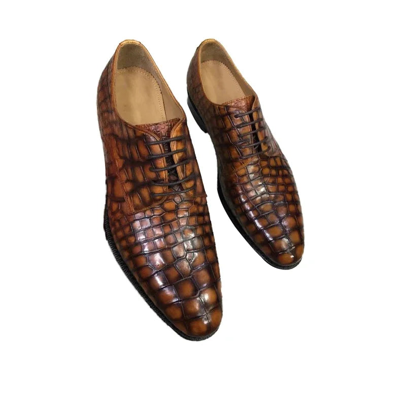 shenzhen dae new male  crocodile shoes business  Men dress s Single  corrosion resistant   men formal